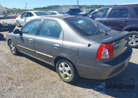 2004 Kia Spectra Gs/Gsx из США, поврежденный, VIN KNAFB161645137508
